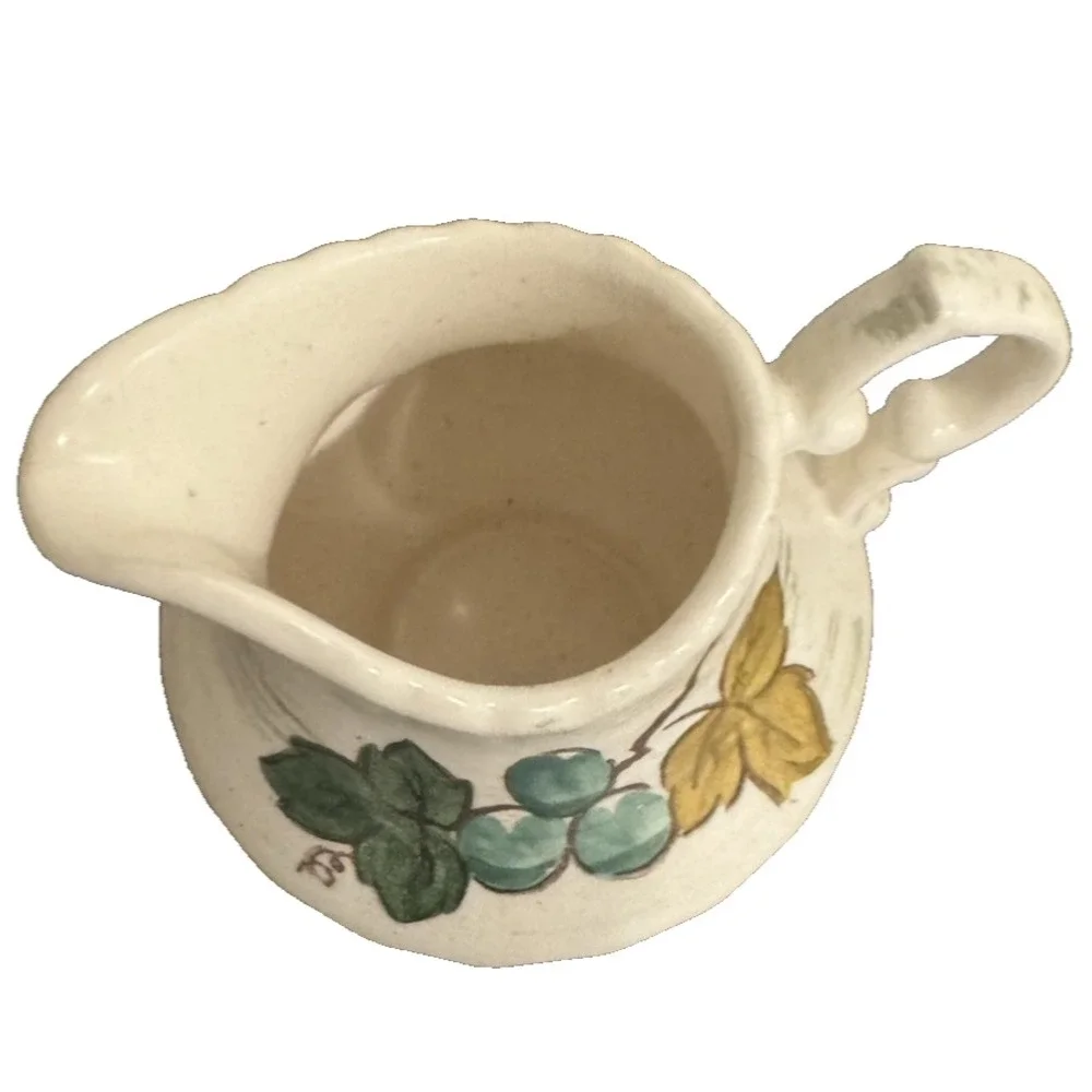 Vintage Vernon Poppytrail Ware by Metlox Vineyard Lot Creamer &‎ Sugar Bowl